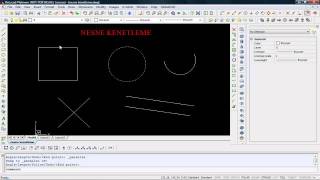 Bricscad Eğitim Videoları 34Nesne Kenetleme [upl. by Leeann523]