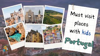 Top places to visit with kids PORTUGAL Tiny tourist europe travel kidstravellers familytravel [upl. by Hareenum]