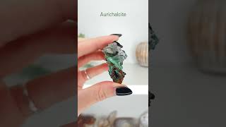 Gorgeous Aurichalcite Crystal Specimen A rare find 💚 rarecrystals crystalcluster turquoise [upl. by Anerroc]