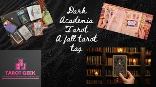 Exploring Dark Academia Through Tarot Cards A Tarot Tag for Fall darkacademiatarot [upl. by Anahsor]