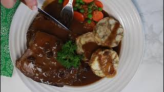 Sauerbraten Rhenish  Authentic German Sauerbraten Recipe [upl. by Eirruc]