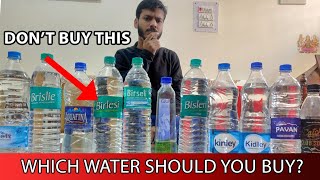 15 Different mineral water bottles tested  TDS and pH  HINDI  Which water should you buy [upl. by Orr252]