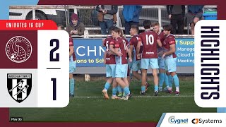 Taunton Town FC 21 Amersham Town FC  Emirates FA Cup 3rd Round Qualifying  Match Highlights [upl. by Ginni956]