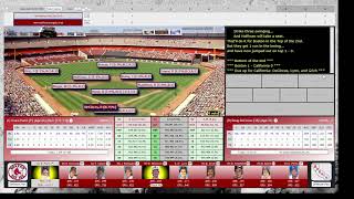 1984 Red Sox  Angels Opening Day Digital Diamond Baseball v12 [upl. by Nnav]