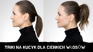 TRIKI na KUCYK dla cienkich i krótkich włosów🥰 [upl. by Lita549]