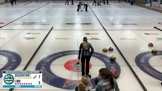 2024 Curling Alberta U20 Womens Provincial Championships  Draw 6  DeSchiffart vs Lind [upl. by Lluj]