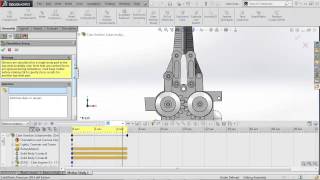 SOLIDWORKS Quick Tip  Setup and Analyze Motion Study [upl. by Sivert]