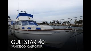 SOLD Used 1975 Gulfstar Trawler Yacht Mark II in San Diego California [upl. by Serafine]