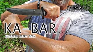 AN AMERICAN LEGEND KABARTHE 1266 MODIFIED TANTO REVIEW amp DEMO KABARKnives1898 [upl. by Ettennan]