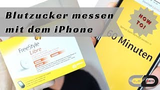 HOW TO Blutzucker messen mit dem iPhone  Schritt für Schritt [upl. by Drofyar]