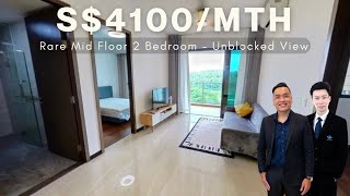 Normanton Park Rare 2 bedder for Rental with Unblock lush Greenery View [upl. by Hplodnar]