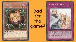 Yugioh Sangan amp Solemn Warning Discussion March 2013 Banlist [upl. by Emmye142]