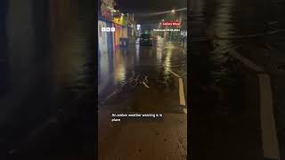 London hit by heavy rain and floods 🌧️ [upl. by Ainerol]