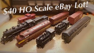 I Won An HO Scale Lot With 4 Locomotives And More For Only 40 [upl. by Torray]