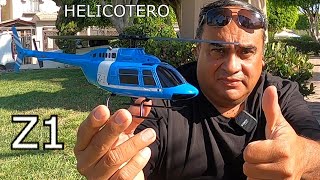 Z1 MINI HELICOPTERO CON SISTEMA DE POSICIONAMIENTO OPTICO A CONTROL REMOTO MUY BONITO Y ECONOMICO [upl. by Krystle]