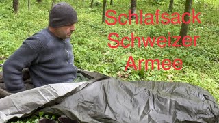 Schlafsack  Schweizer Armee [upl. by Hoem]