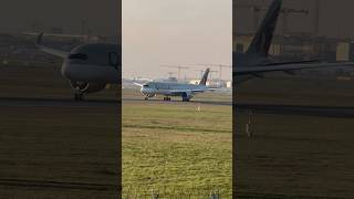 Qatar Airways Airbus A350900 take off vienna foryou aviation airport airbus shorts qatar [upl. by Asena539]