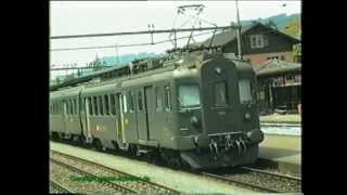 SBB BDe 44 in Sissach 1992 [upl. by Ernst]