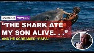 Raw Footage Man Eaten Alive By A Shark In Egypt  Screams ‘papa’ as he is mauled to death 😱😱 😱 [upl. by Ellenoj]