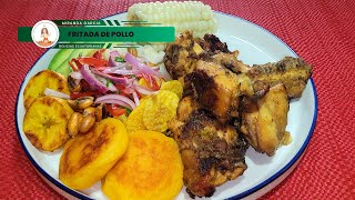 😱FRITADA DE POLLO ♨️🐔🇪🇨fritada pollofritto [upl. by Sheply]