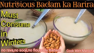 Nutritious Badam ka Harira Recipe  Badam Harira  Winter Special Recipes [upl. by Adriene]