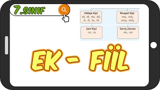 Ek  Fiil  Güncel Konu Anlatımı 📙 7Sınıf Türkçe 2023 [upl. by Sineray522]
