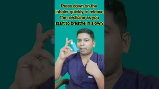 How To Use Metered Dose Inhaler Step by Step  MDI Inhaler Ka Use Kaise Karen [upl. by Gabriele705]