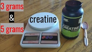 How much is 3 amp 5 grams creatine micronized [upl. by Kensell49]