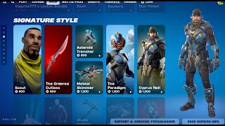 FORTNITE ACTIDENTALLY BROUGHT BACK PARADIGM fortnite item shop review [upl. by Egiedan716]