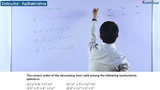 Decreasing ionic radii KCET 11th Chemistry Periodic Classification of Elements [upl. by Debora370]