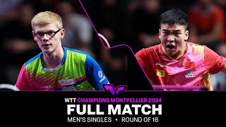 FULL MATCH  Felix Lebrun vs Xiang Peng  MS R16  WTTMontpellier 2024 [upl. by Rozalie]