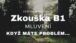 Certifikovaná zkouška z češtiny pro cizince  úroveň B1 PROBLÉMY PŘI MLUVENÍ [upl. by Adamski]