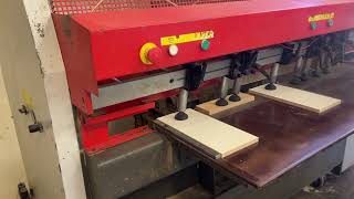 Gannomat quotIndex 130 Trendquot CNC Bore and Dowel Machine [upl. by Sinnelg]