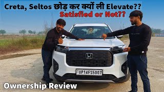 Honda Elevate 2023 Automatic Ownership Review  Elevate Owner Review  Mileage Safety Stability [upl. by Refinaj]