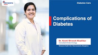 Dr Kranti Khadilkar Complications of Diabetes Explained [upl. by Ayar]