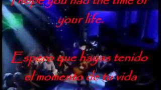 green day time of your life subtitles subtitulosinglesespañol [upl. by Aiyekal]