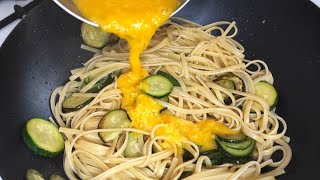 Se hai le zucchine fai questa strepitosa ricetta Carbonara di zucchine cremosa facile e veloce 🥰 [upl. by Ahpla]