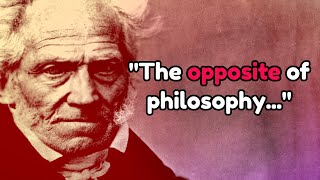 Why Schopenhauer Hated History [upl. by Anelac886]