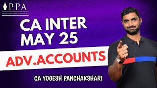 CA Inter May 2025 Advance Accounts  Branch Account S5 CA Yogesh Pancakshari [upl. by Won]