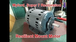 Myford Super 7 Restoration Motor [upl. by Ahseinek]