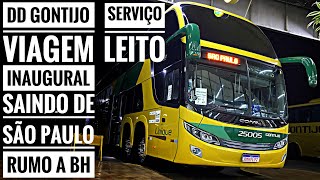 O LEITO DD da GONTIJO Viagem INAUGURAL de São Paulo X Belo Horizonte [upl. by Neelhtak615]