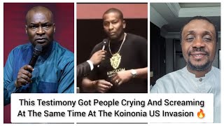 Koinonia USA 🤯 How A Life Of An Ex Convict Changed After Introducing To Apostle Joshua Selman [upl. by Orpheus]