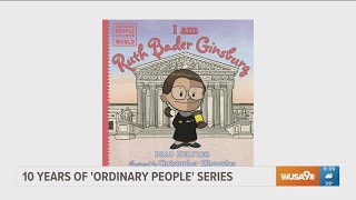 Author Brad Meltzer discusses his new book quotI am Ruth Bader Ginsburgquot [upl. by Nnyladnarb]