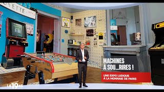 Expo Insert Coin  Arcades et Flippers à la Monnaie de Paris du 1er Mars au 30 juin 2024 [upl. by Truscott655]