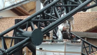 Phantasialand  Taron amp Klugheim Construction 2015 10 16 [upl. by Goff857]