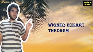 Wigner eckart theorem [upl. by Cuda]