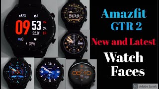 Amazfit GTR 2  New Latest and Custom Watch faces those You cant find in Zepp App [upl. by Marlene]