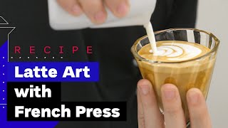 How To Make Cappuccino At Home with French Press [upl. by Notnil]