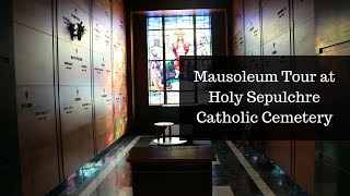 Mausoleum Holy Sepulchre Cemetery Tour With a Funeral Director [upl. by Claiborne826]