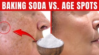 BAKING SODA permanently remove AGE SKIN SPOTS Do this [upl. by Eeralav880]